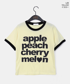 半袖Tシャツ レタリングリンガー半袖Tシャツ