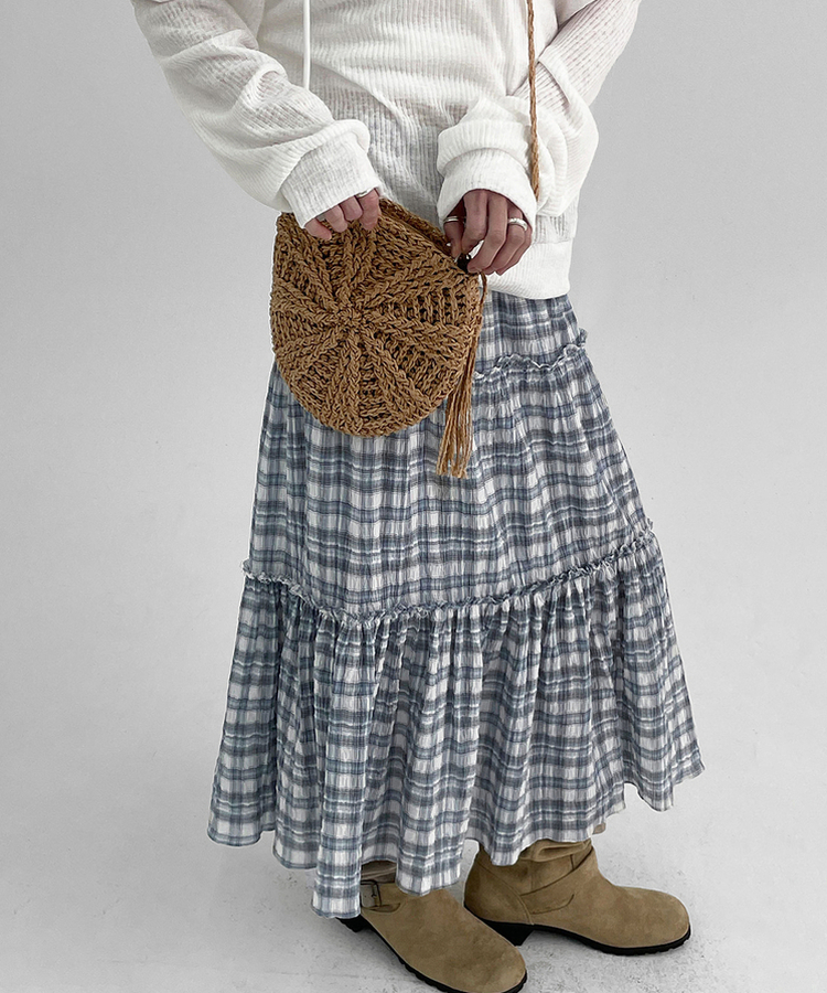 ラタンクロスバッグ BROWN