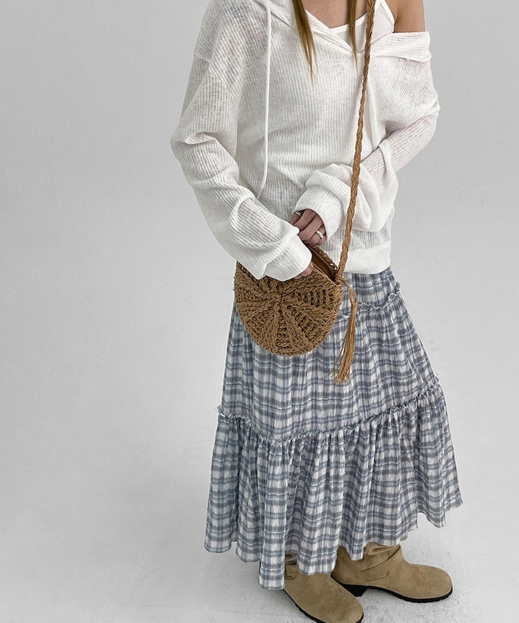 ラタンクロスバッグ BROWN