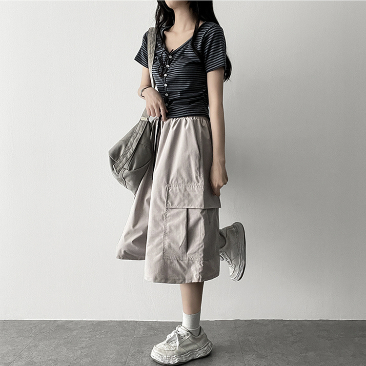 カーゴバンディングバミューダパンツ LIGHT BEIGE