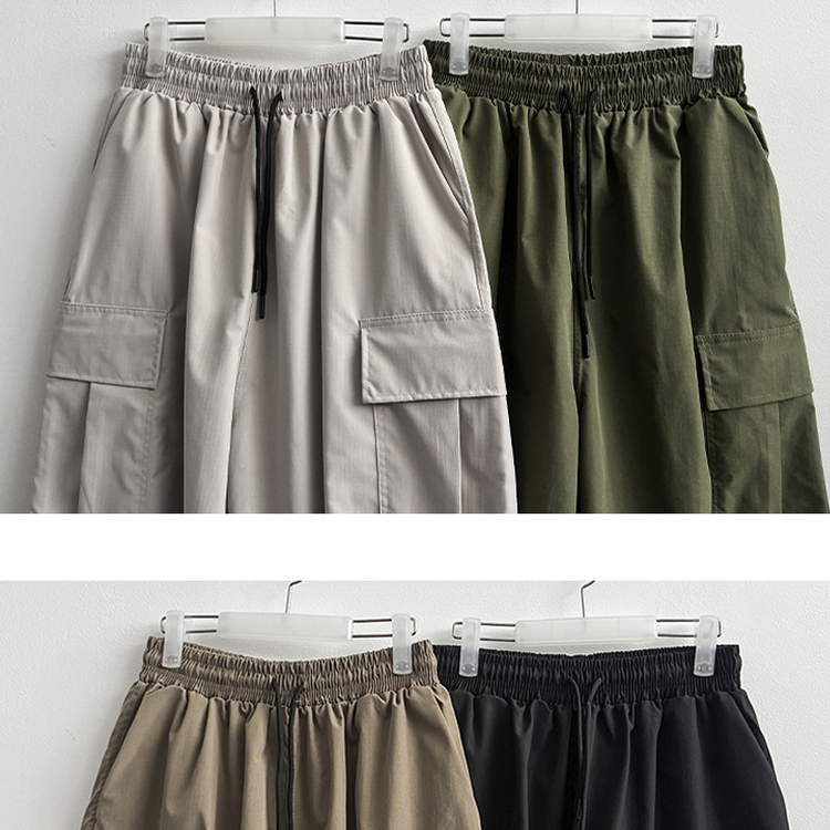 カーゴバンディングバミューダパンツ