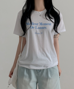 半袖Tシャツ モーメント半袖Tシャツ WHITE