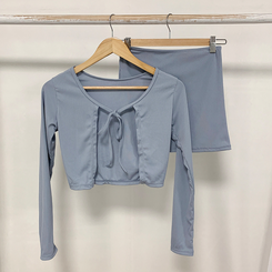 ビキニ 【SET カップ付き】ビキニ カーディガン スカート