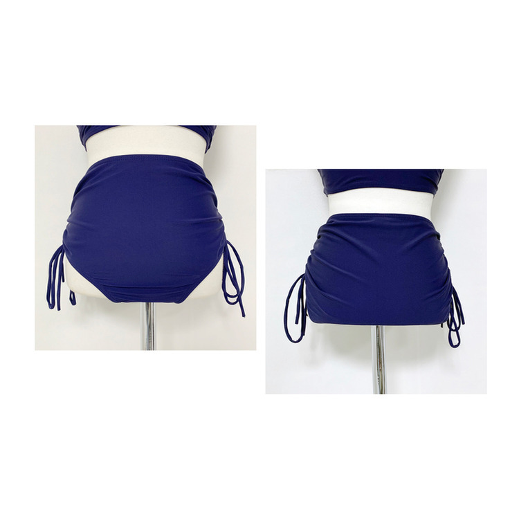 【カップ付き】サイドシャーリングビキニ(5color)