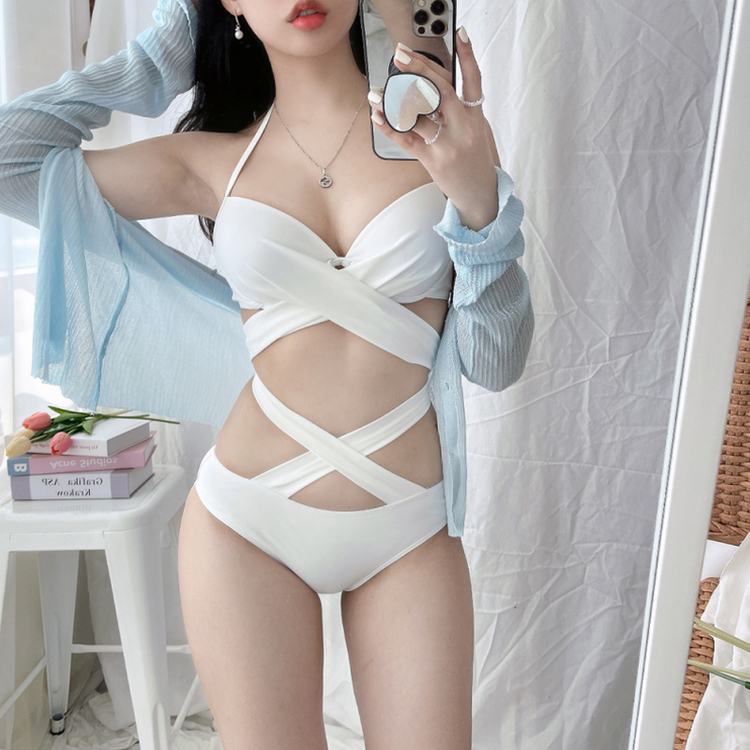 クロスストラップビキニ WHITE