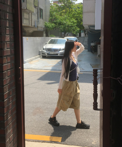 バッグ ストライプシャーリングショルダーバッグ WHITE