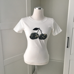 ミリタリーチェリー半袖Tシャツ