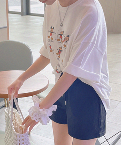 半袖Tシャツ ミッキールーズフィット半袖Tシャツ IVORY