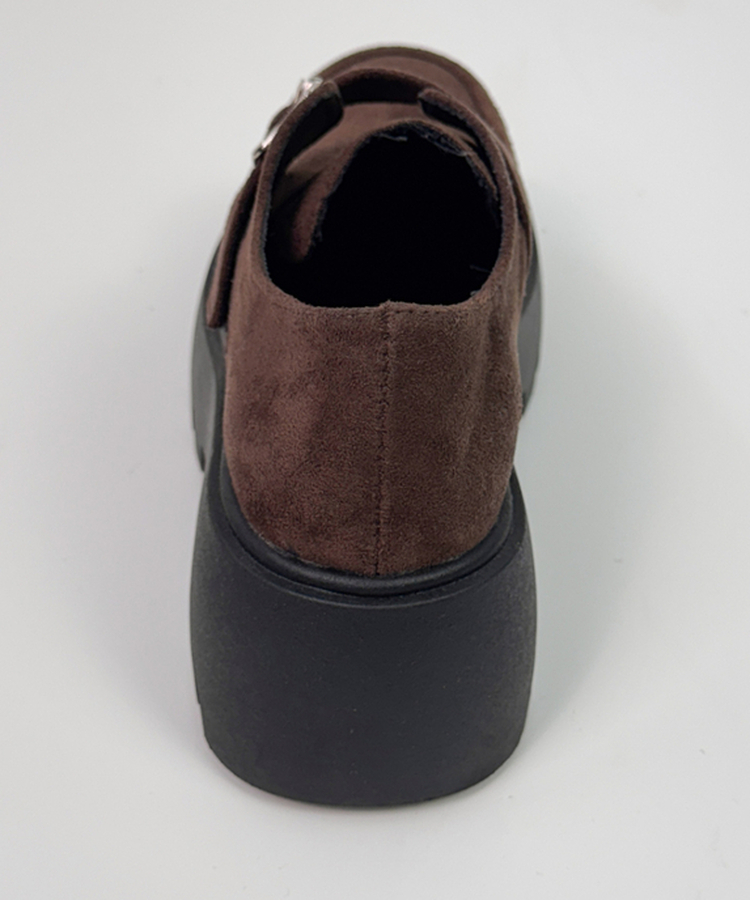 ベルトバックル厚底ローファー