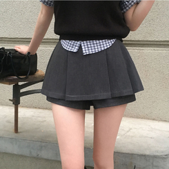 ミニスカート ソフィアスカートパンツ CHARCOAL