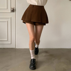 ミニスカート ソフィアスカートパンツ BROWN
