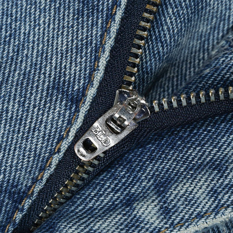 【丈別】ログセミブーツカットデニムパンツ