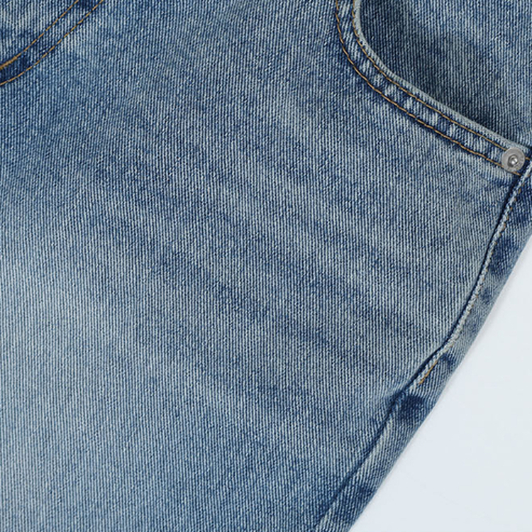 【丈別】ログセミブーツカットデニムパンツ