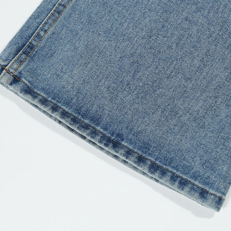 【丈別】ログセミブーツカットデニムパンツ