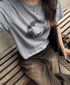半袖Tシャツ ユニコーンモチーフTシャツ SKY BLUE