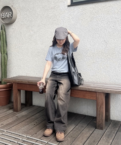半袖Tシャツ ユニコーンモチーフTシャツ SKY BLUE