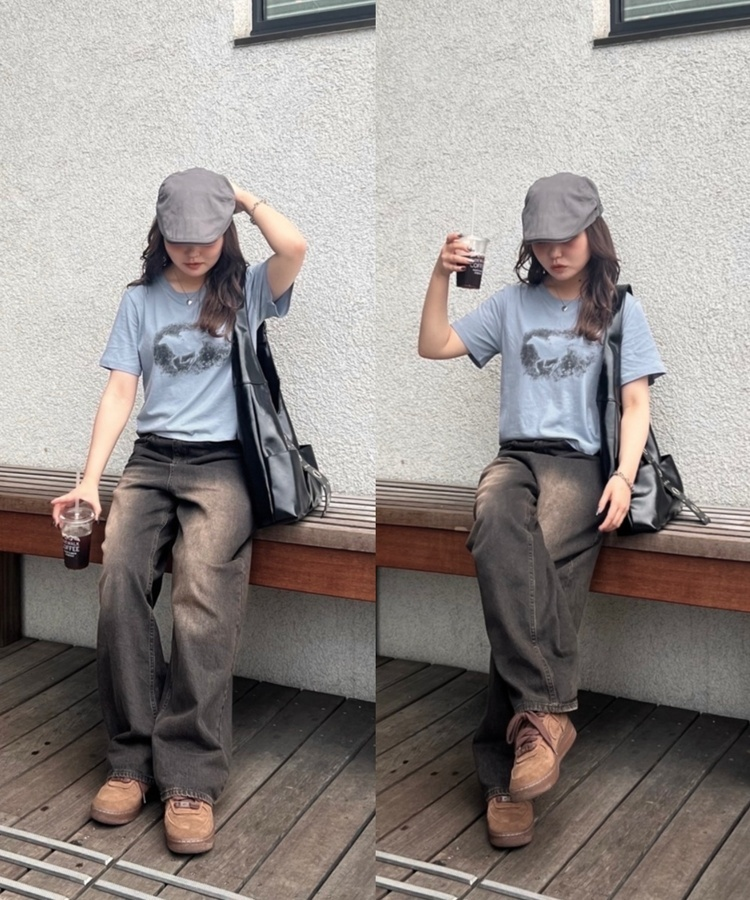 ユニコーンモチーフTシャツ SKY BLUE