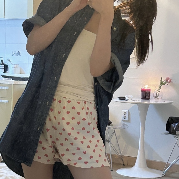 슈가 트임 트레이닝 반바지