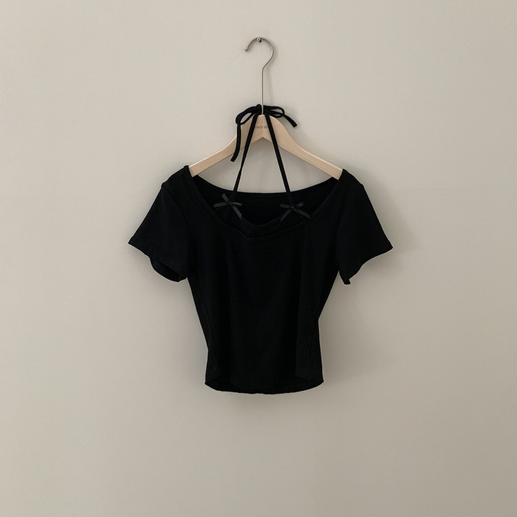 ホルターキャミソール半袖Tシャツ(5color)