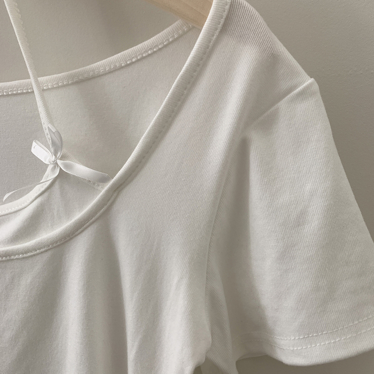 ホルターキャミソール半袖Tシャツ(5color)