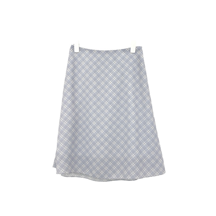 パステルシフォンフレアミディスカート