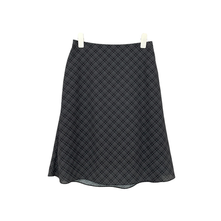 パステルシフォンフレアミディスカート