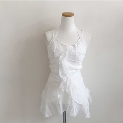 ティアードスワンミニワンピース