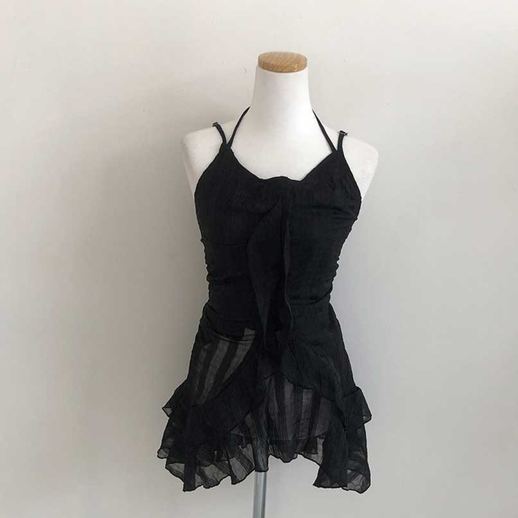 ティアードスワンミニワンピース