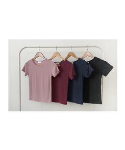 半袖Tシャツ ストライプ半袖Tシャツ