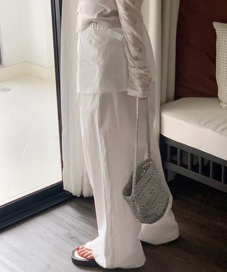 ラップスカートパンツ IVORY