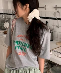ヘアアクセサリー レースシュシュスヘアバンド IVORY
