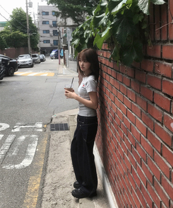 デニム 【丈別】サイドステッチワイドジーンズ DENIM