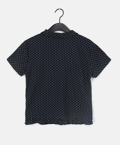 半袖Tシャツ ドットフリル半袖Tシャツ