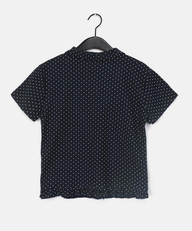 ドットフリル半袖Tシャツ