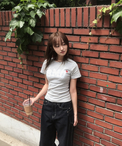 半袖Tシャツ ドットレタリング半袖Tシャツ Merange Gray
