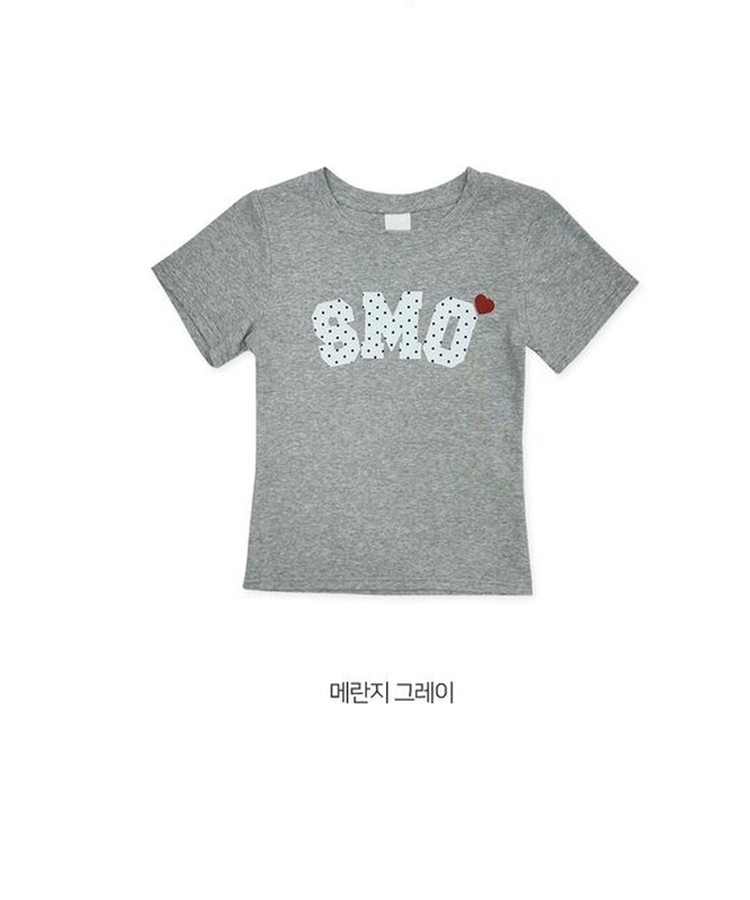ドットレタリング半袖Tシャツ