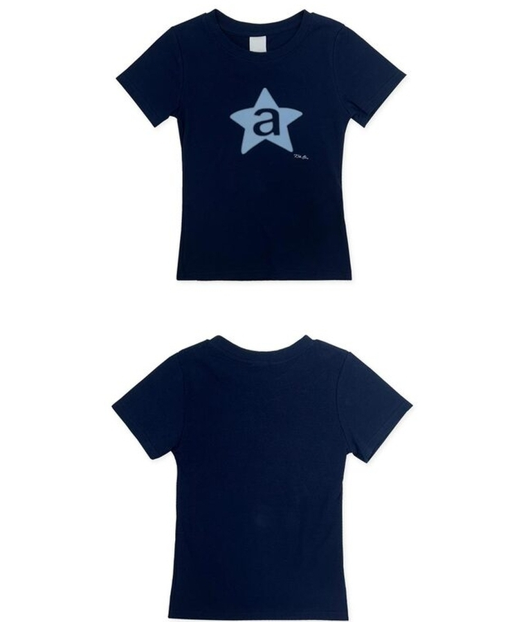 スターレタリング半袖Tシャツ