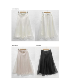 フレアロングスカート