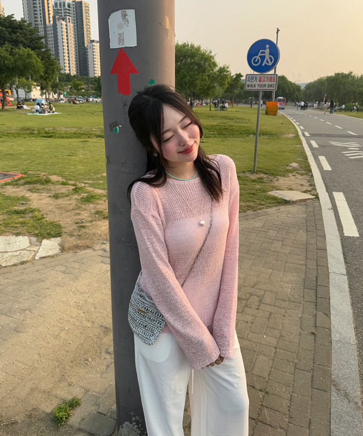 그린 아크릴 목걸이 민트