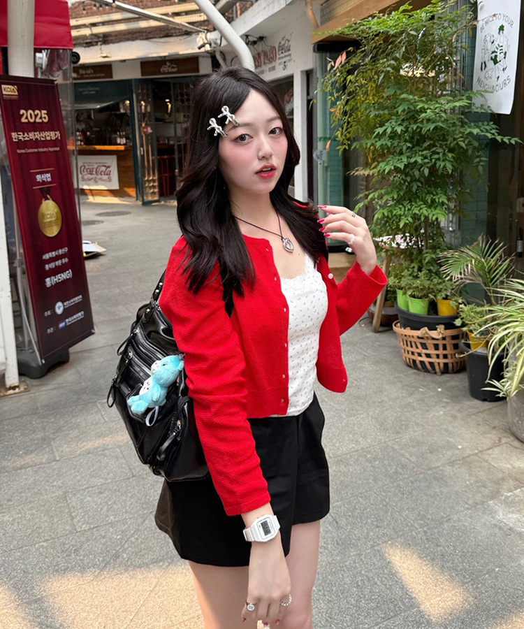 롱스트랩 하트목걸이 블랙