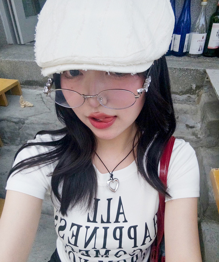 롱스트랩 하트목걸이 블랙