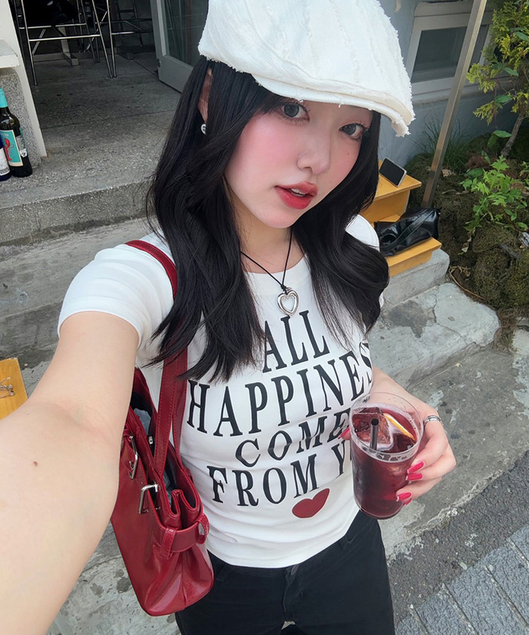 롱스트랩 하트목걸이 블랙