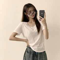 半袖Tシャツ オーバーフィット半袖Tシャツ(5color) IVORY