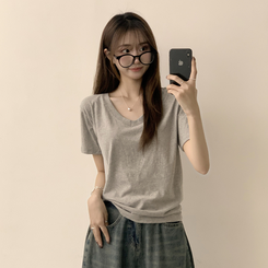 半袖Tシャツ オーバーフィット半袖Tシャツ(5color) GREY