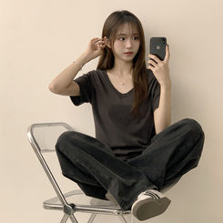 半袖Tシャツ オーバーフィット半袖Tシャツ(5color) CHARCOAL