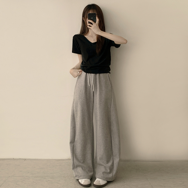 オーバーフィット半袖Tシャツ(5color) BLACK