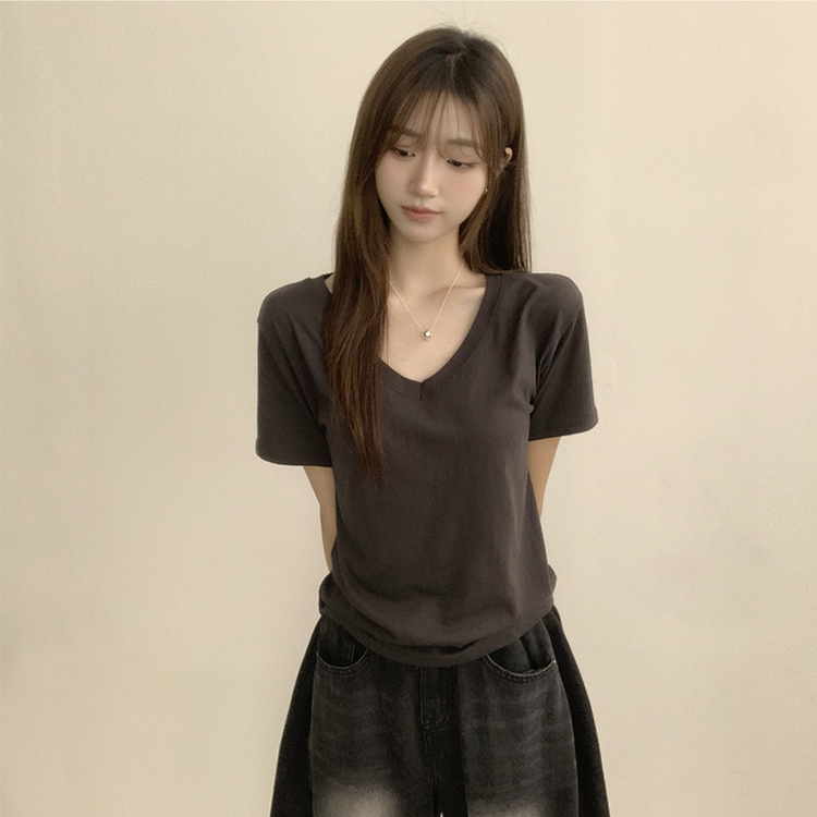 オーバーフィット半袖Tシャツ(5color) CHARCOAL