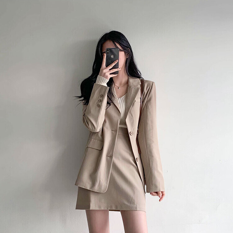 VネックリブニットTシャツ 6colors IVORY