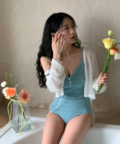 モノキニ ミントボタンモノキニ MINT