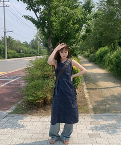 デニム エルティスワイドデニムパンツ LIGHT DENIM